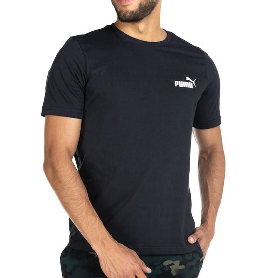 Imagem de Camiseta Puma Ess Small Logo Masculina Black