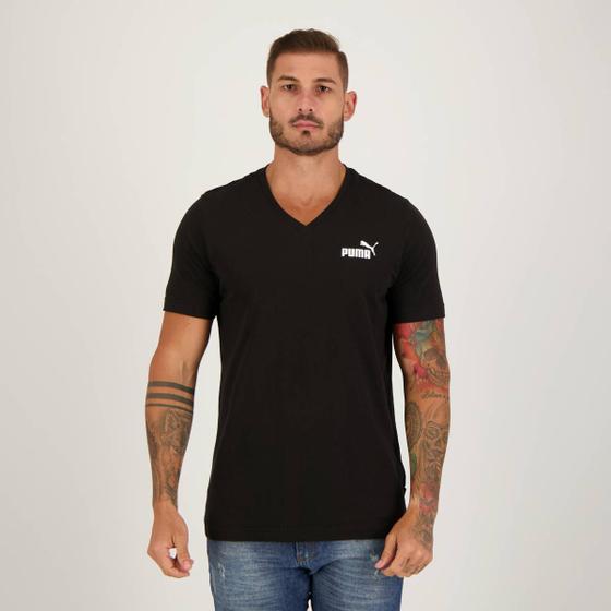 Imagem de Camiseta Puma ESS V Neck Preta