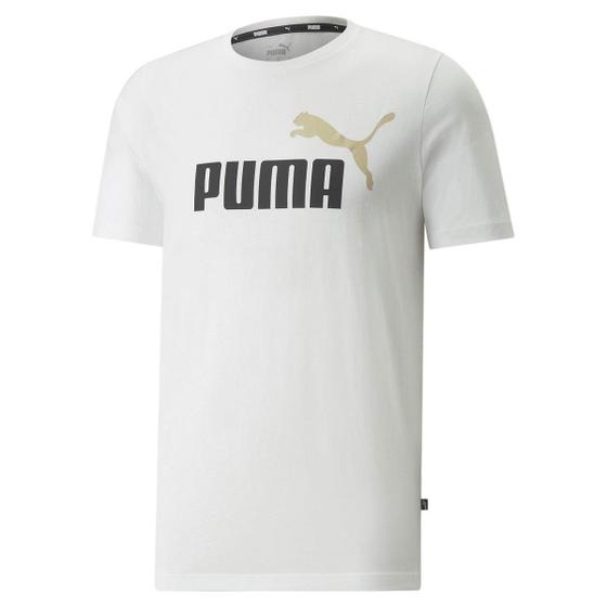 Imagem de Camiseta Puma Essentials+ Logo 2 Cores Masculina