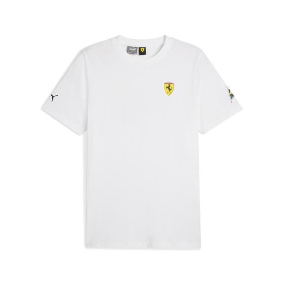 Imagem de Camiseta PUMA Ferrari GP Brasil F1 2023 Branca  Edição Especial