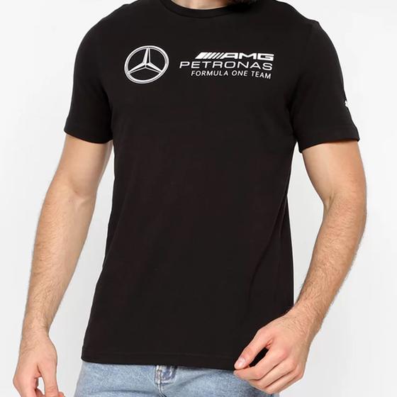 Camiseta Puma MAPF1 Logo Masculina - Preto Menor preço em Camiseta Puma MAPF1 Logo Masculina - Preto