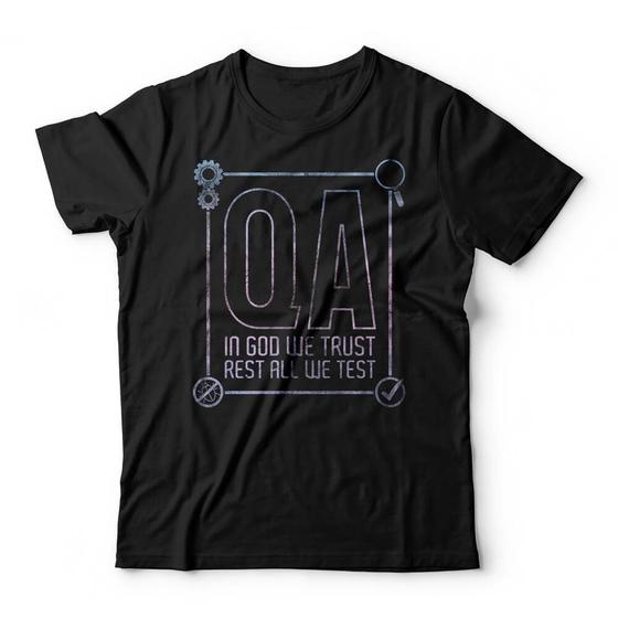 Imagem de Camiseta QA We Test Studio Geek