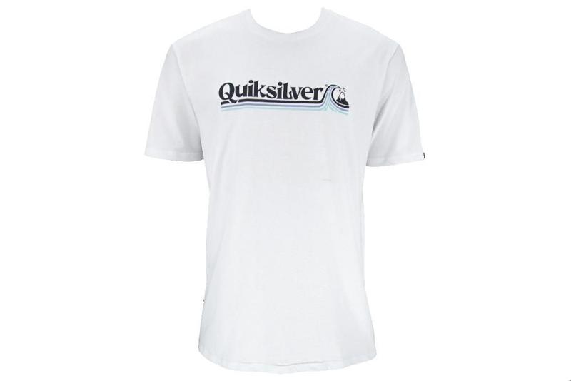 Camiseta Quiksilver All Lined Up Branca - Masculino Menor preço em Camiseta Quiksilver All Lined Up Branca - Masculino