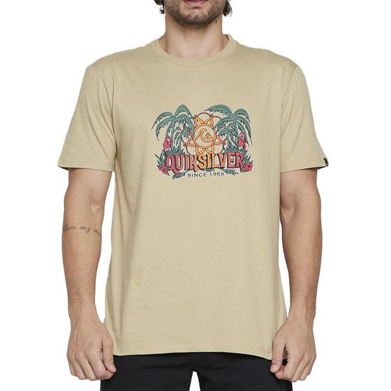 Imagem de Camiseta Quiksilver Dala Jungle SM25 Masculina Caqui