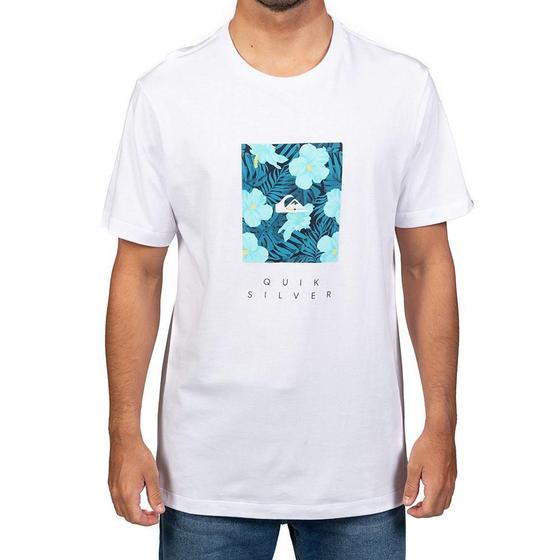 Imagem de Camiseta Quiksilver Island Box Masculina Branco