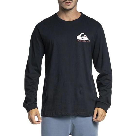 Imagem de Camiseta Quiksilver Manga Longa Omni Logo WT24 Preto