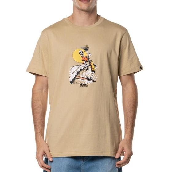 Imagem de Camiseta Quiksilver Neverending Surf WT24 Masculina Areia