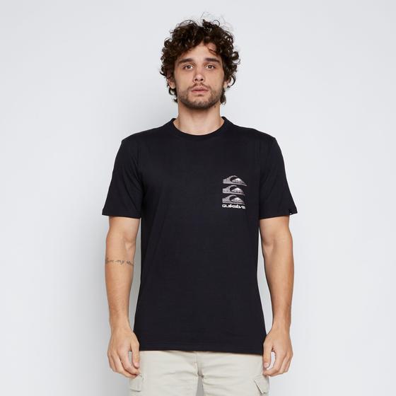 Imagem de Camiseta quiksilver original vertical logo black