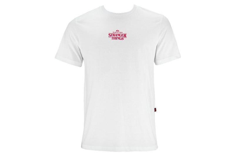 Imagem de Camiseta Quiksilver Stranger Things Hellbiscus Branco - Masc