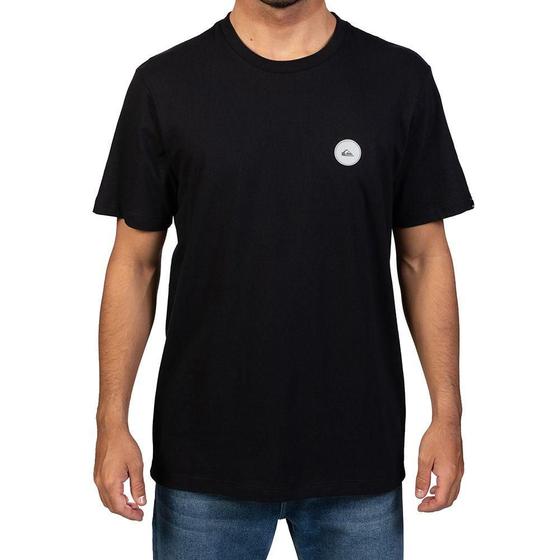 Imagem de Camiseta Quiksilver Transfer Round Masculina Preto