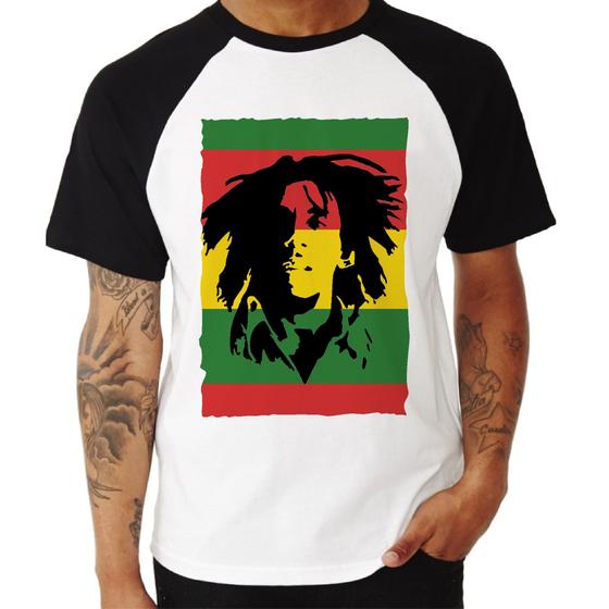 Imagem de Camiseta Raglan Bob Marley Reggae Rots Jamaica 5