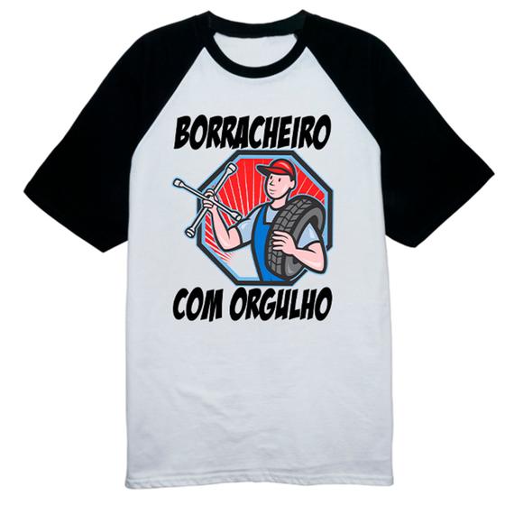 Imagem de Camiseta Raglan Borracheiro com orgulho