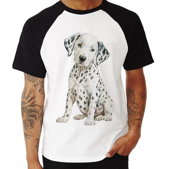 Imagem de Camiseta Raglan Cachorro Dálmata - Foca na Moda