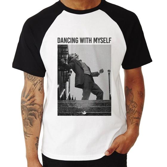 Imagem de Camiseta Raglan Dancing with myself - Foca na Moda