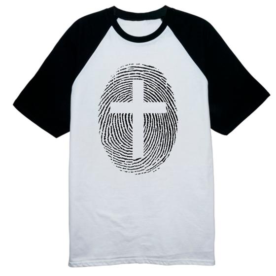 Imagem de Camiseta Raglan Digital Cruz Catolica