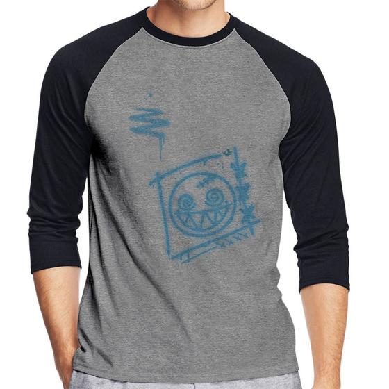 Imagem de Camiseta Raglan Dizzy Eyes Madpunk co. Manga 3/4 - Foca na Moda