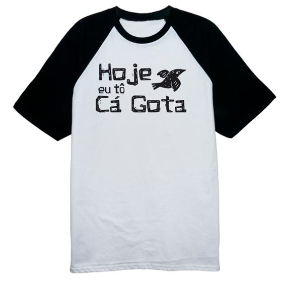 Imagem de Camiseta Raglan Hoje eu to com a gota