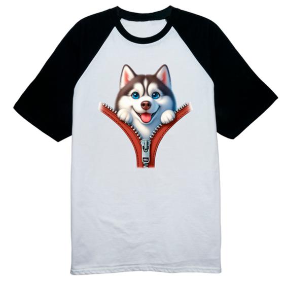 Imagem de Camiseta Raglan Husky no Ziper