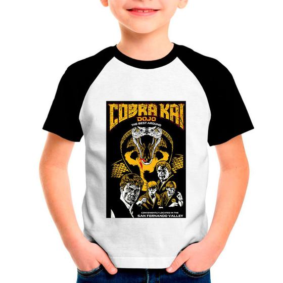 Imagem de Camiseta Raglan Infantil Cobra Kai 05