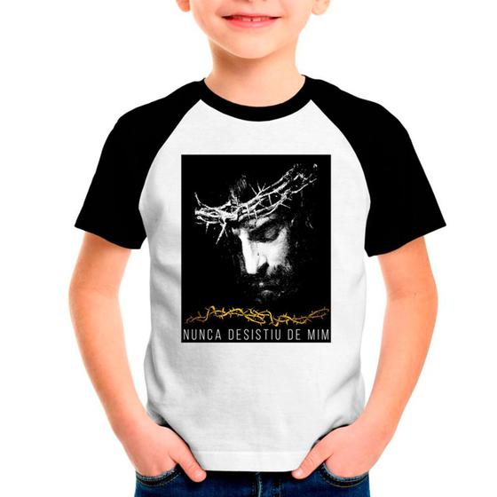 Imagem de Camiseta Raglan Infantil Fé Gospel Católica Religioso 12