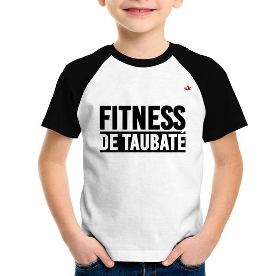 Imagem de Camiseta Raglan Infantil Fitness de Taubaté - Foca na Moda