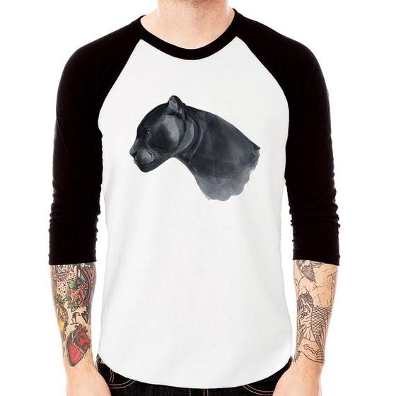 Imagem de Camiseta Raglan Jaguar Manga 3/4 - Foca na Moda