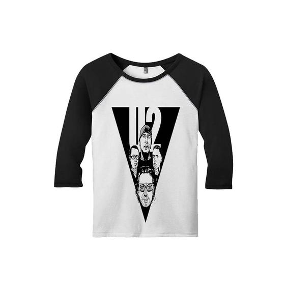 Imagem de Camiseta Raglan Manga 3/4 Masculina U2 Bono