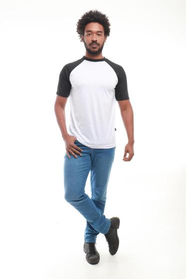 Imagem de Camiseta Raglan Manga Curta Kit 10 Peças Tecido PV 65%Poliester 35%Viscose -Carmoni Uniformes 