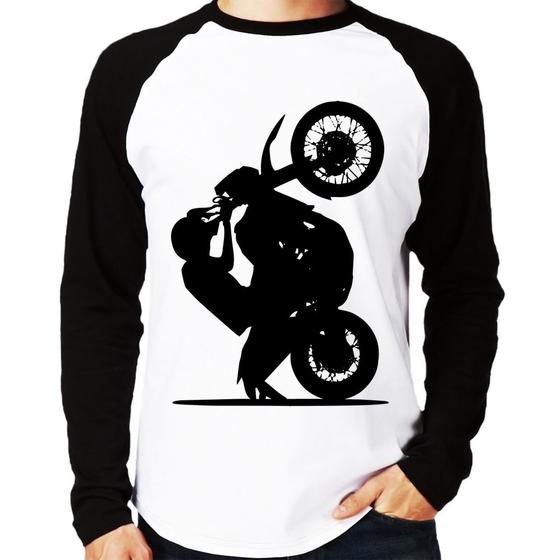 Imagem de Camiseta Raglan Moto Grau XT 660 Manga Longa - Foca na Moda