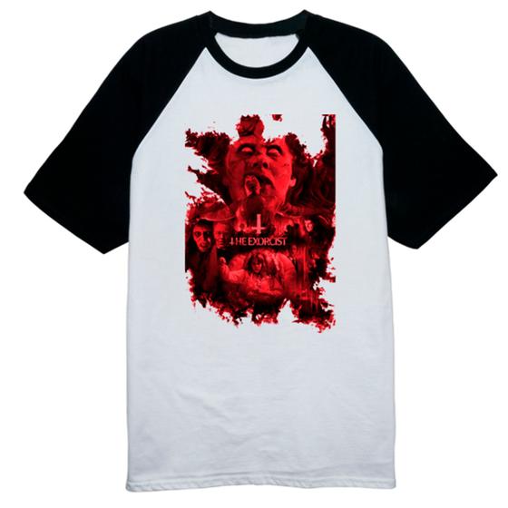 Imagem de Camiseta Raglan O exorcista sangrento