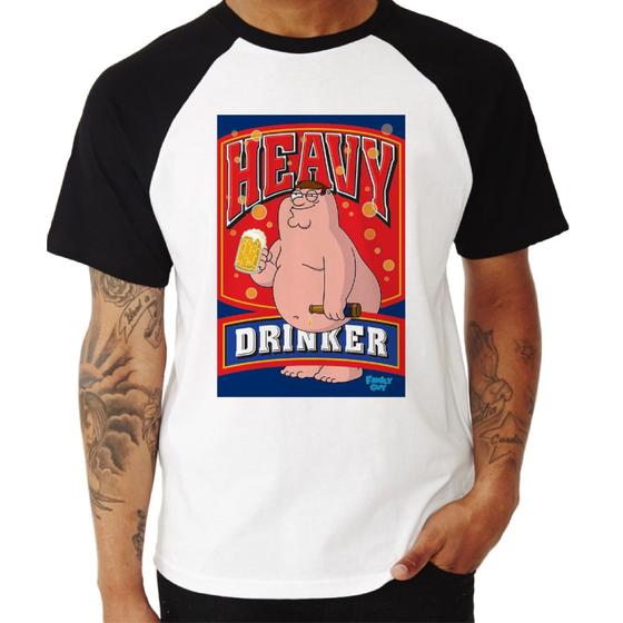 Imagem de Camiseta Raglan Peter Griffin Family Guy Familia da Pesada Geek 2