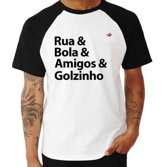 Imagem de Camiseta Raglan Rua & Bola & Amigos & Golzinho - Foca na Moda