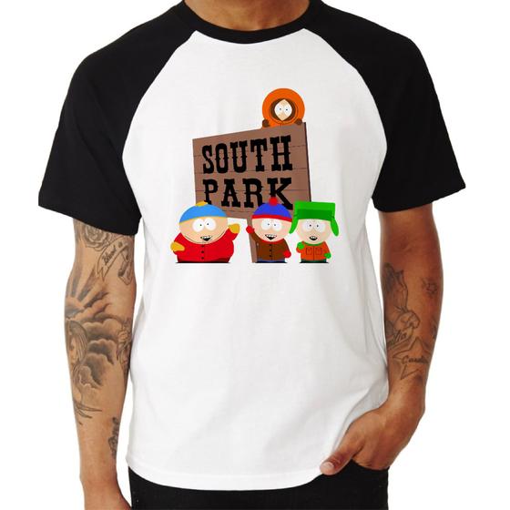 Imagem de Camiseta Raglan South Park Geek Nerd Séries 14