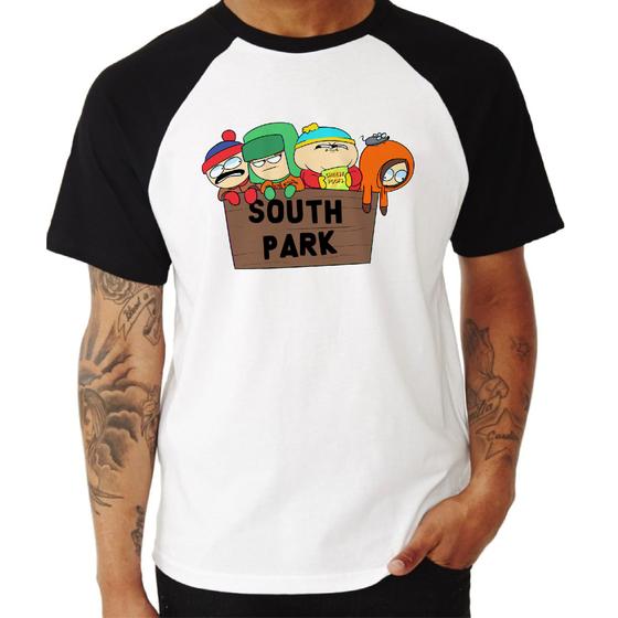Imagem de Camiseta Raglan South Park Geek Nerd Séries 18