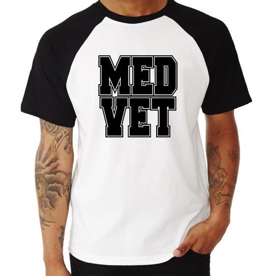 Imagem de Camiseta Raglan Universitário Medicina Veterinária 5