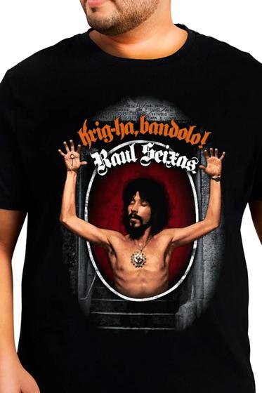 Imagem de Camiseta Raul Seixas Brig Ha Bandolo Blusa Adulto e Plus Size Unissex Oficial Licenciado Of0213 BM