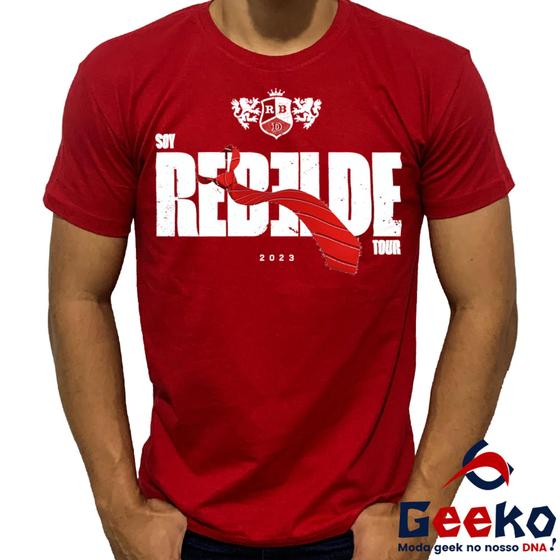 Imagem de Camiseta Rebelde 100% Algodão RBD Geeko