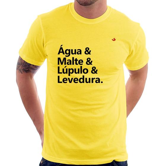 Imagem de Camiseta Receita Cerveja - Foca na Moda