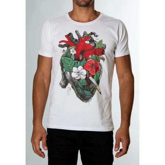 Imagem de Camiseta Red Feather HeArt Branca