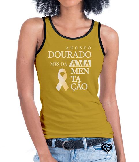 Imagem de Camiseta regata Agosto Dourado FEMININA