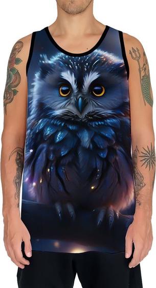 Imagem de Camiseta Regata Animais Corujas Misticas Aves Noturnas HD 4