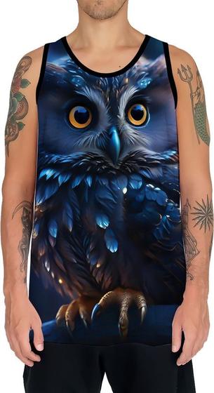 Imagem de Camiseta Regata Animais Corujas Misticas Aves Noturnas HD 7