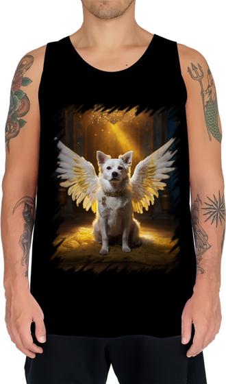 Imagem de Camiseta Regata Anjo Canino Cão Angelical 3