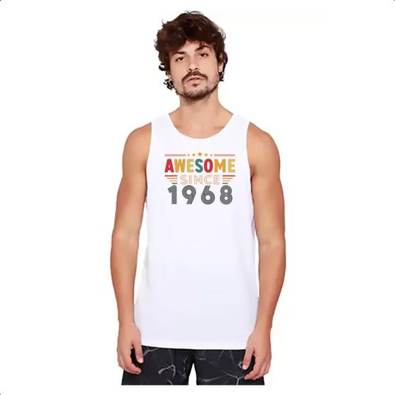 Imagem de Camiseta Regata Awesome since 1968