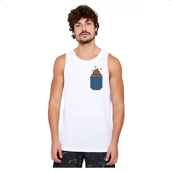 Imagem de Camiseta Regata Bolso com coco