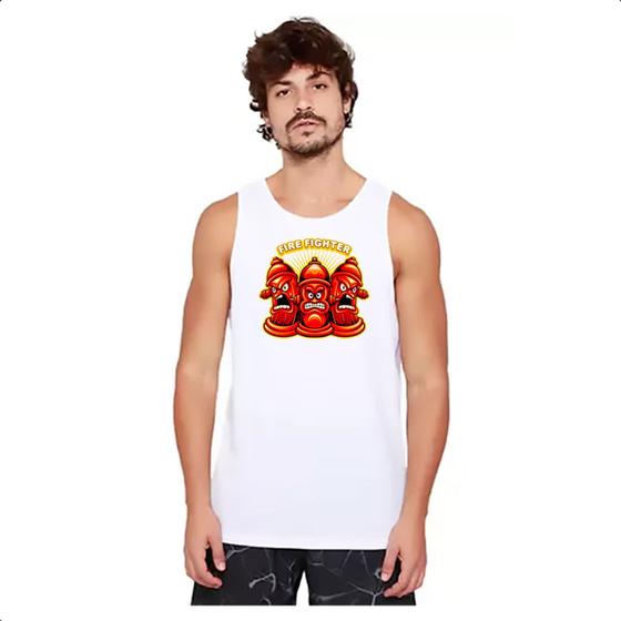 Imagem de Camiseta Regata Bombeiro hidrantes furiosos