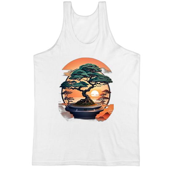 Imagem de Camiseta Regata Bonsai sunset japan