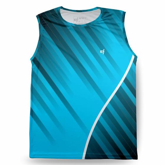 Imagem de Camiseta Regata Cavada Masculina Academia Dry Funcional Musculação Beach Tennis Fitness