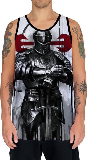 Imagem de Camiseta Regata Cavaleiros Templários Cruzadas Armaduras 14