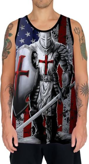 Imagem de Camiseta Regata Cavaleiros Templários Cruzadas Armaduras 6